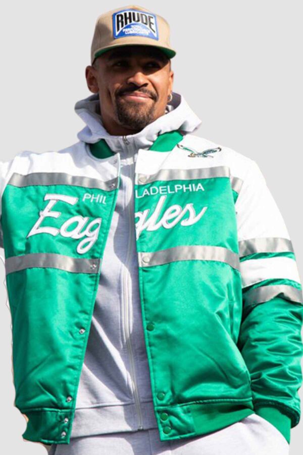 Jalen Hurts Team Philadelphia Eagles Varsity Jacket