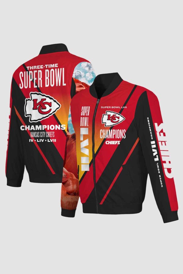 Kansas City Chiefs Women’s Super Bowl LVII Champions Varsity Jacket