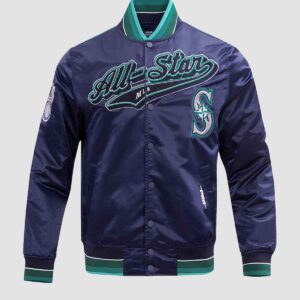 Pro Standard 2023 MLB All-Star Game Satin Full-Snap Jacket – Navy