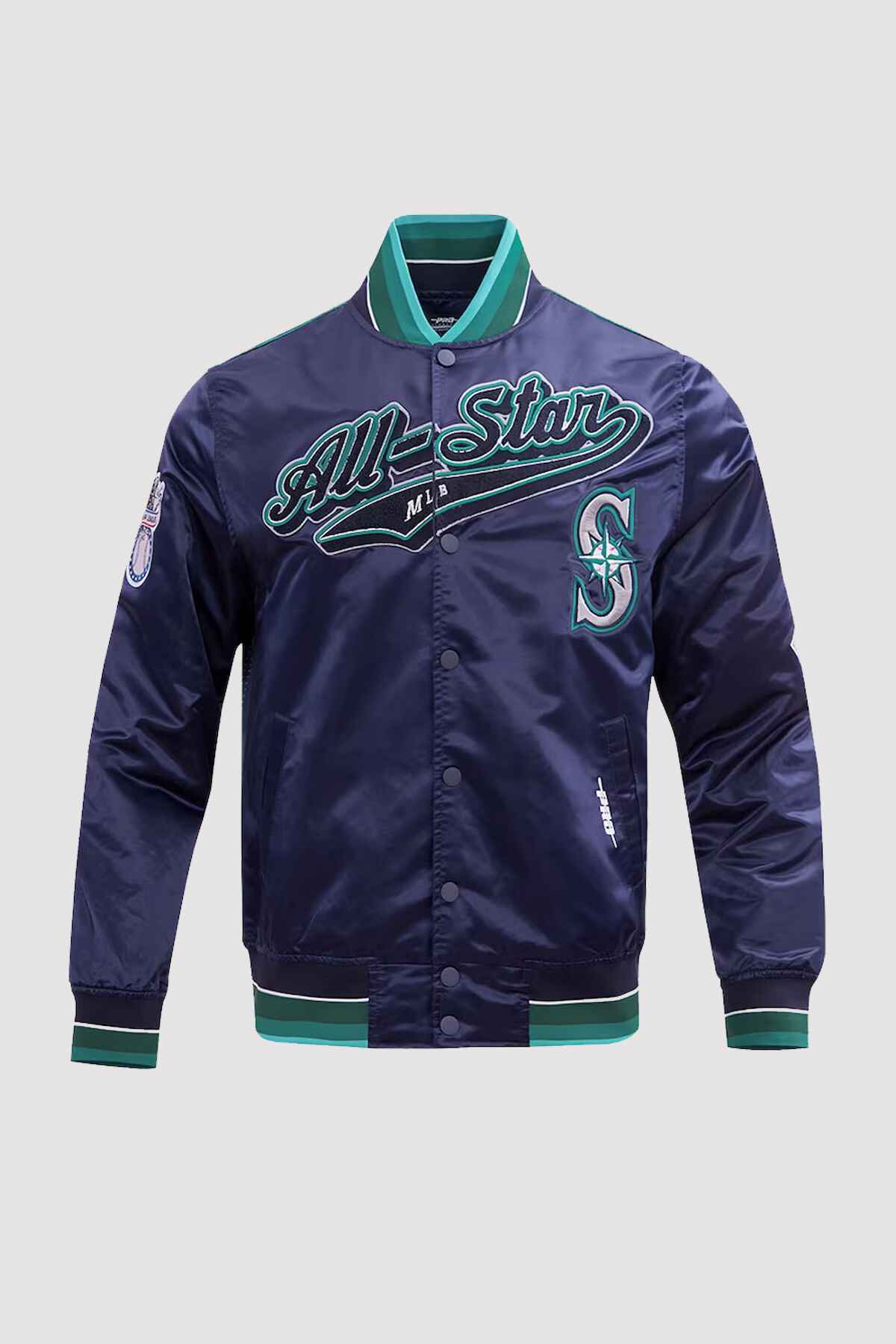 Pro Standard 2023 MLB All-Star Game Satin Full-Snap Jacket – Navy