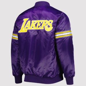 Los Angeles Lakers Pick & Roll Purple Varsity Jacket