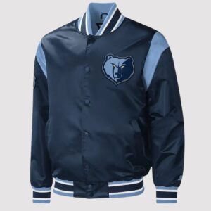 Memphis Grizzlies Force Play Varsity Satin Jacket