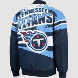 Tennessee Titans Extreme Alpha Satin Varsity Jacket