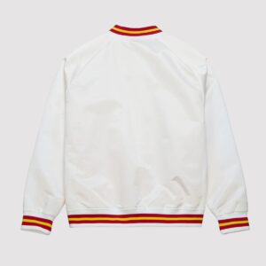 USC Trojans Lightweight White Satin Jacket