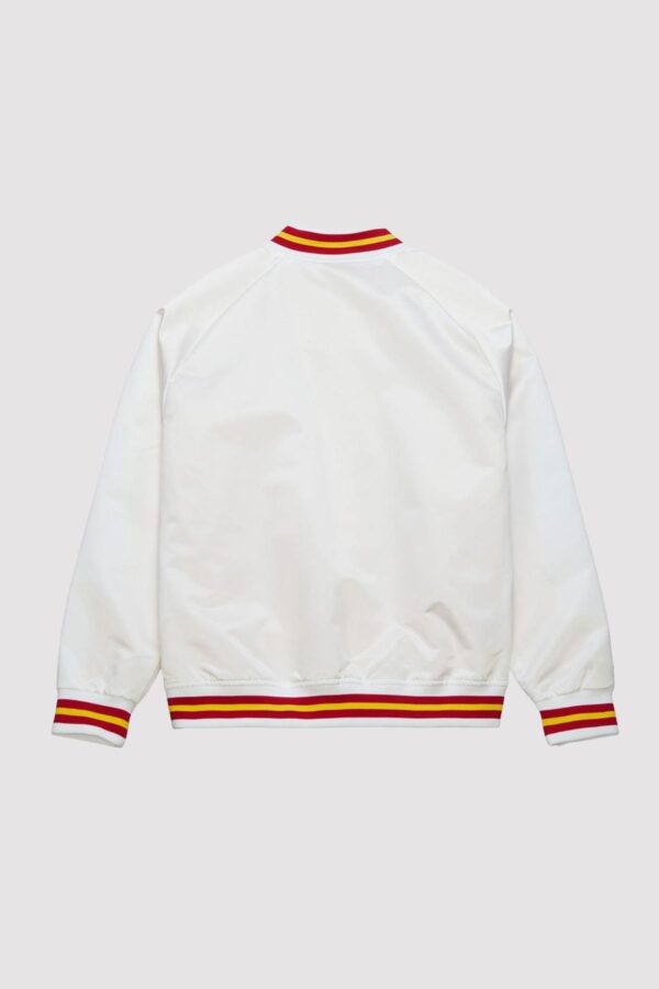 USC Trojans Lightweight White Satin Jacket